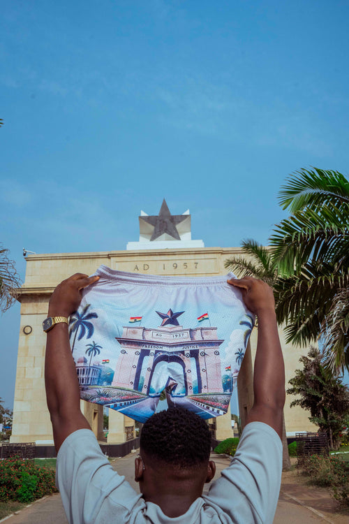 Ghana Independence Day Shorts – Freedom & Justice Edition