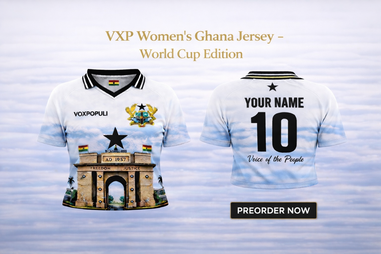 VxP Women’s Ghana Jersey